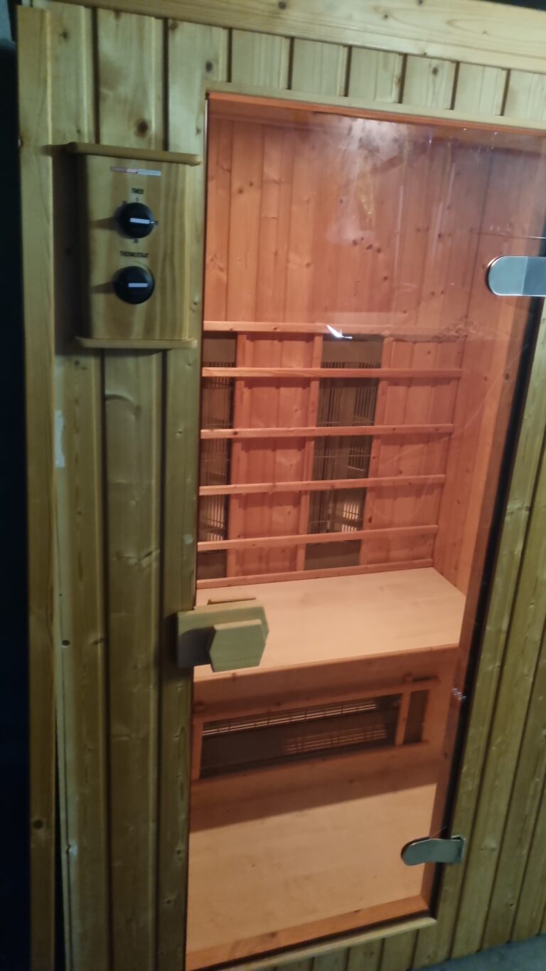 Infrarood sauna cabine eigen ervaring Tiemen rotzooivrij